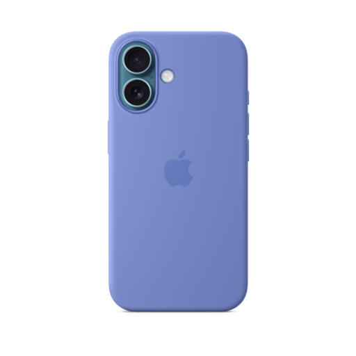 iPhone 16 Silicone Case with MagSafe — Periwinkle