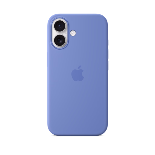 iPhone 16 Silicone Case with MagSafe — Periwinkle