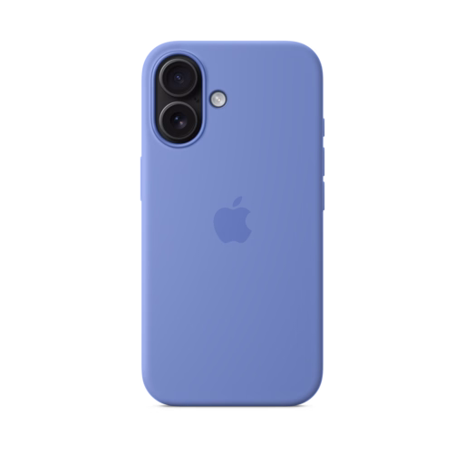 iPhone 16 Silicone Case with MagSafe — Periwinkle