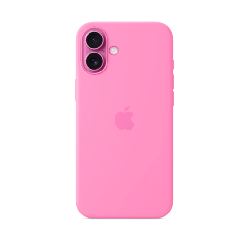 iPhone 16 Plus Silicone Case — Peony