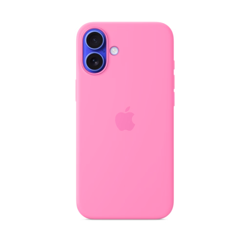 iPhone 16 Plus Silicone Case with MagSafe — Peony