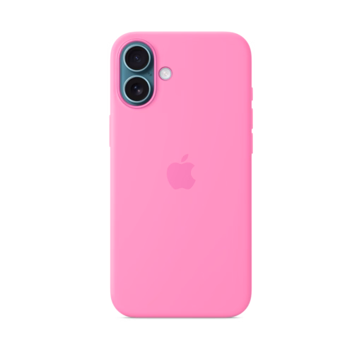iPhone 16 Plus Silicone Case with MagSafe — Peony