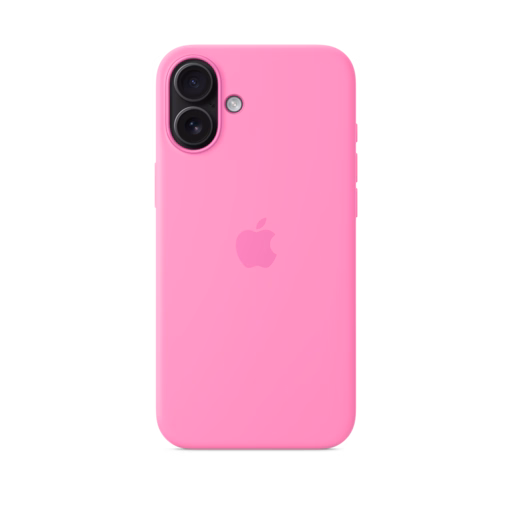 iPhone 16 Plus Silicone Case with MagSafe — Peony