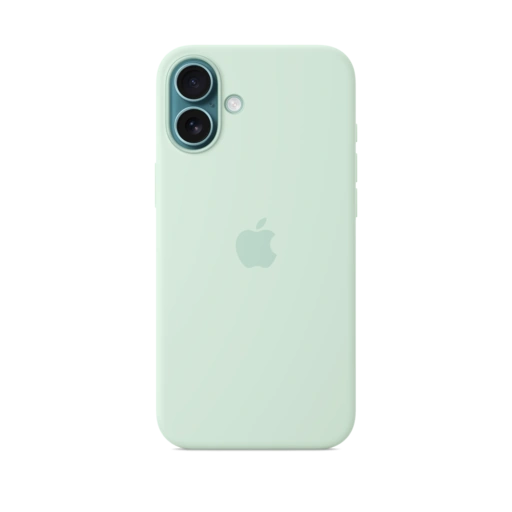 iPhone 16 Plus Silicone Case — Aquamarine iPhone 16 Plus Silicone Case — Aquamarine