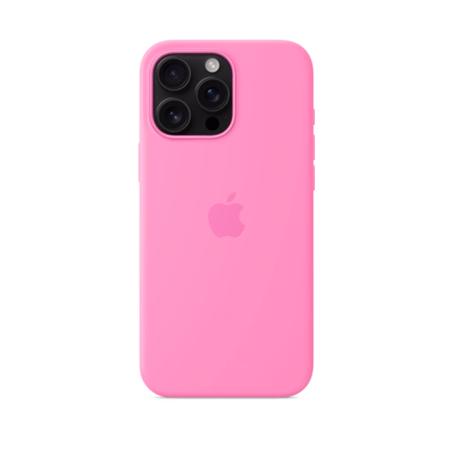 iPhone 16 Pro Max Silicone Case with MagSafe — Peony