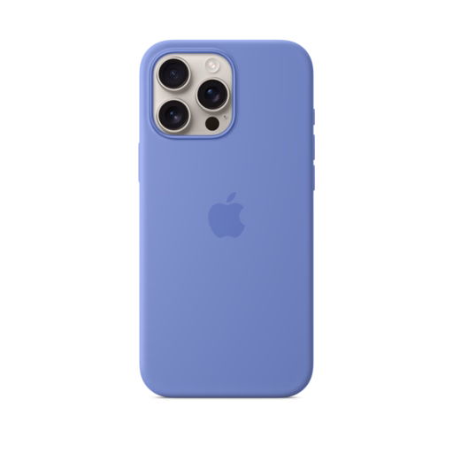 iPhone 16 Pro Max Silicone Case with MagSafe — Periwinkle
