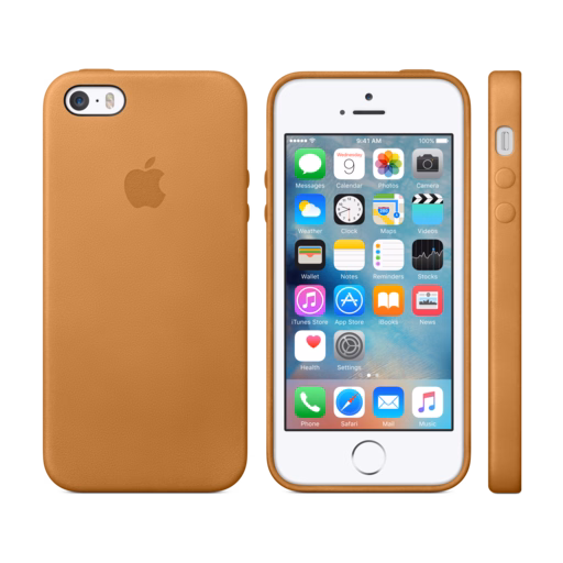 iPhone 5s Leather Case — Brown