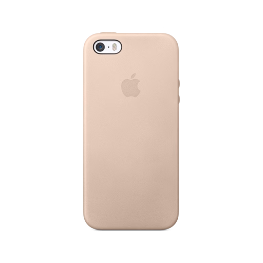 iPhone 5s-SE Leather Case — Beige