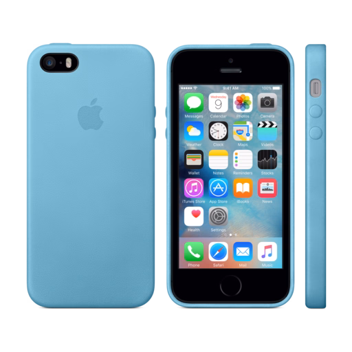 iPhone 5s Leather Case — Blue