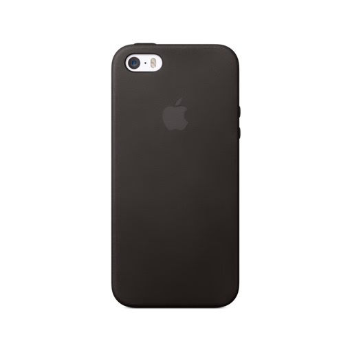 iPhone 5s-SE Leather Case — Black
