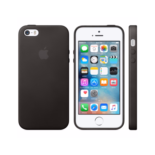 iPhone 5s Leather Case — Black