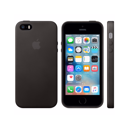 iPhone 5s Leather Case — Black
