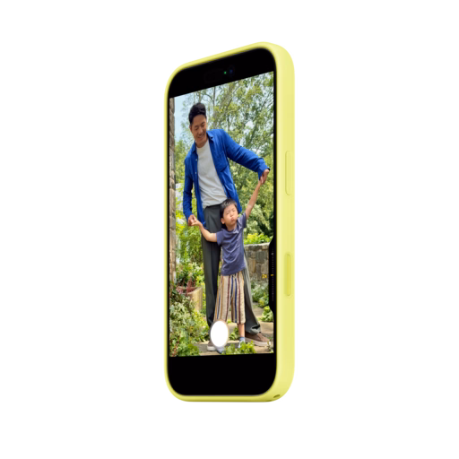 iPhone 17 Silicone Case with MagSafe — Neon Yellow