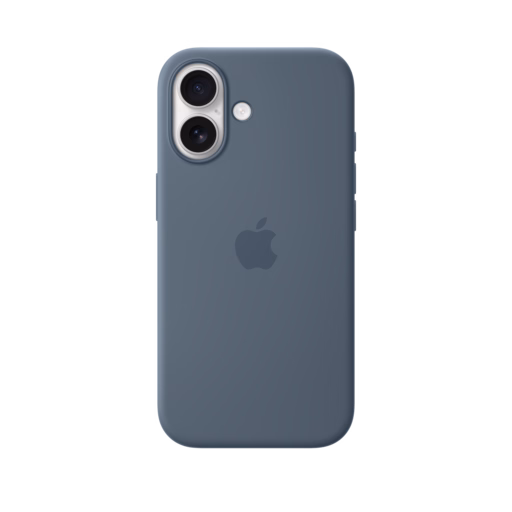 iPhone 17 Silicone Case with MagSafe — Anchor Blue