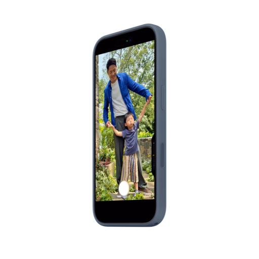 iPhone 17 Silicone Case with MagSafe — Anchor Blue