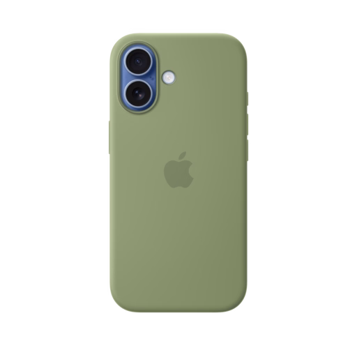 iPhone 17 Silicone Case with MagSafe — Light Moss