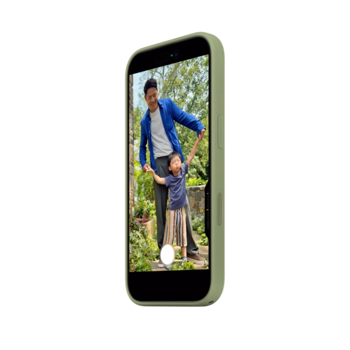 iPhone 17 Silicone Case with MagSafe — Light Moss