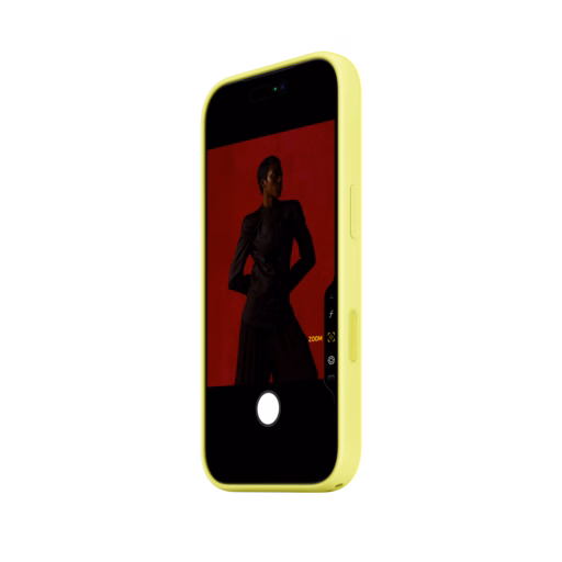 iPhone 17 Pro Silicone Case with MagSafe — Neon Yellow