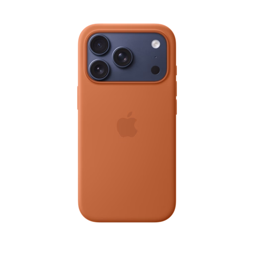 iPhone 17 Pro Silicone Case with MagSafe — Terra Cotta