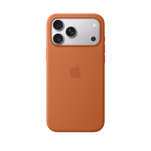 iPhone 17 Pro Max Silicone Case with MagSafe — Terra Cotta