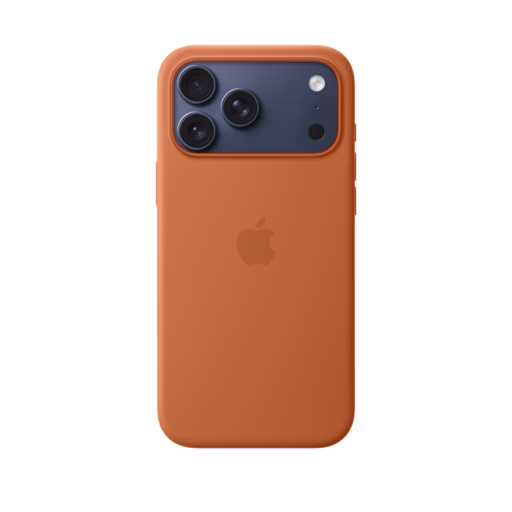 iPhone 17 Pro Max Silicone Case with MagSafe — Terra Cotta