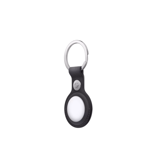 AirTag FineWoven Key Ring — Black