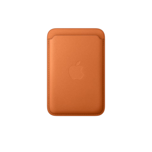 MagSafe iPhone FineWoven Wallet — Fox Orange
