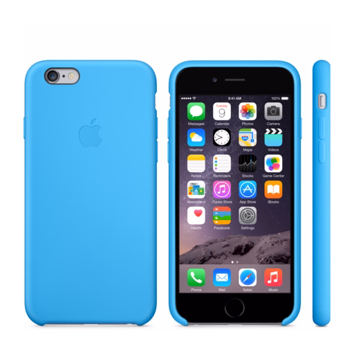 iPhone 6 Silicone Case — Blue
