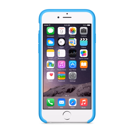iPhone 6 Silicone Case — Blue