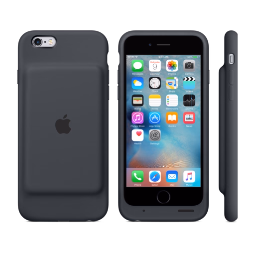 iPhone 6s Smart Battery Case — Charcoal Grey