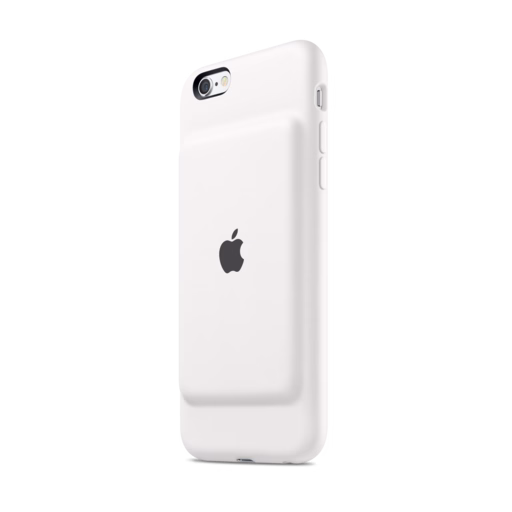 iPhone 6-6s Smart Battery Case — White iPhone 6-6s Smart Battery Case — White