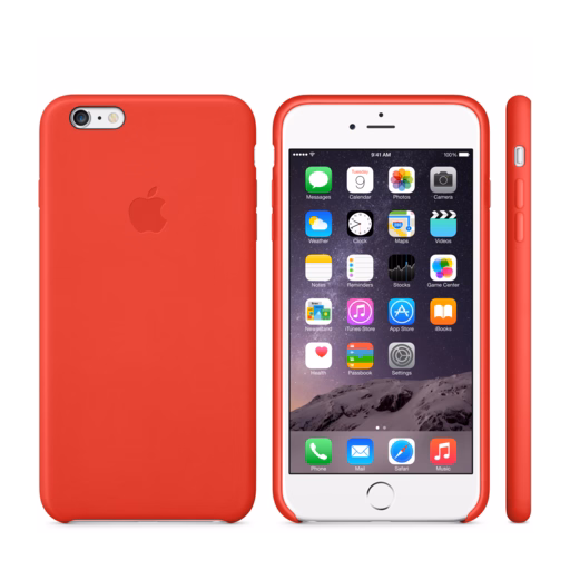 iPhone 6 Plus Leather Case — (PRODUCT)RED