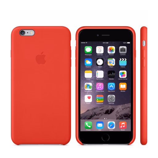 iPhone 6 Plus Leather Case — (PRODUCT)RED