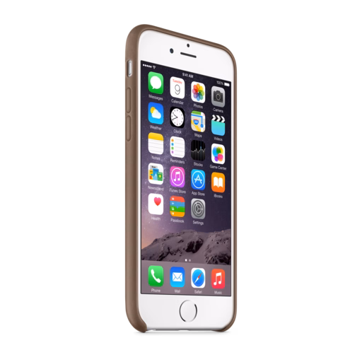 iPhone 6 Leather Case — Olive Brown