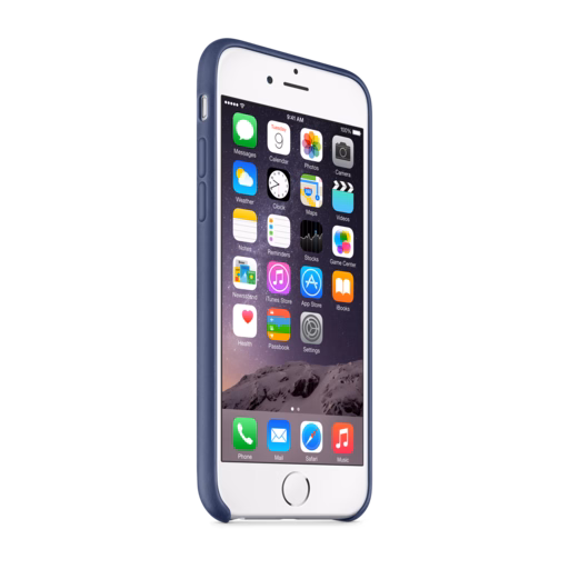 iPhone 6 Leather Case — Midnight Blue
