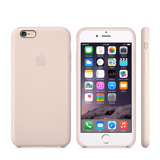 iPhone 6 Leather Case — Soft Pink
