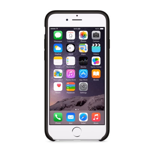 iPhone 6 Leather Case — Black