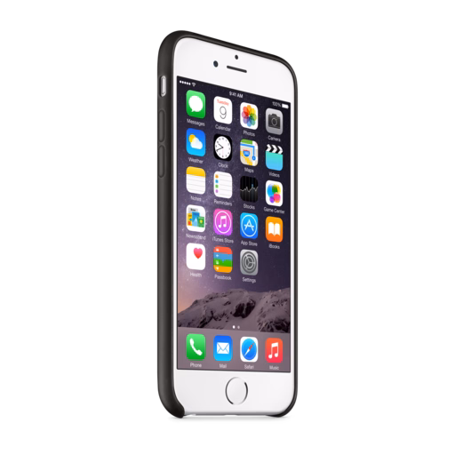 iPhone 6 Leather Case — Black