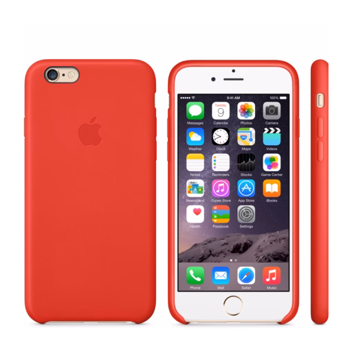 iPhone 6 Leather Case — (PRODUCT)RED