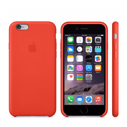 iPhone 6 Leather Case — (PRODUCT)RED