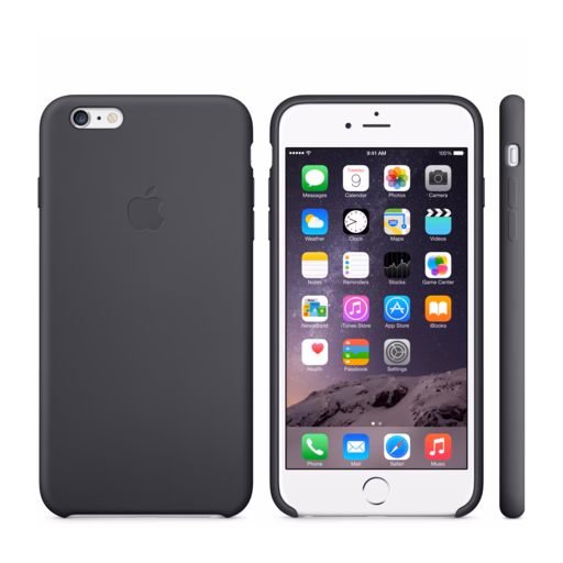 iPhone 6 Plus Silicone Case — Black