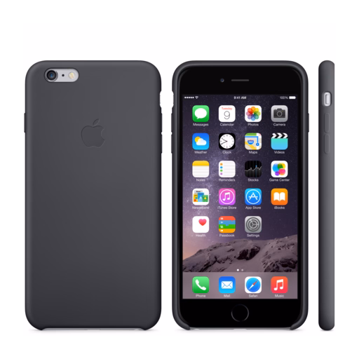 iPhone 6 Plus Silicone Case — Black