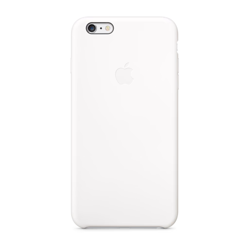 iPhone 6-6s Plus Silicone Case — White iPhone 6-6s Plus Silicone Case — White