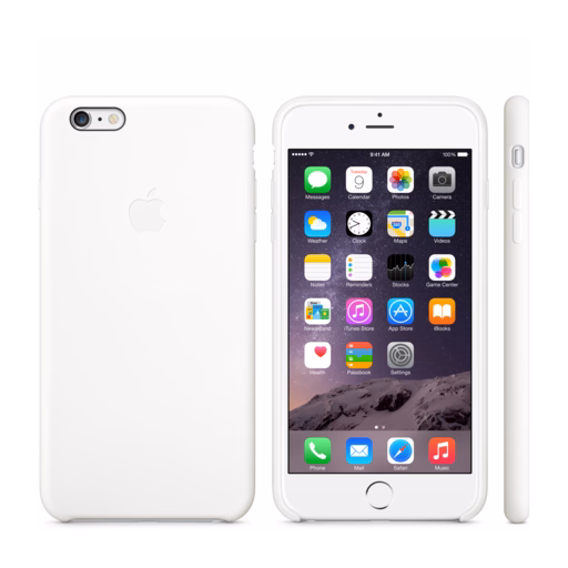 iPhone 6 Plus Silicone Case — White