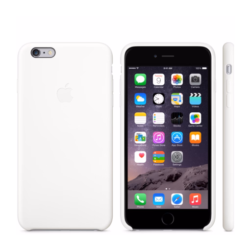 iPhone 6 Plus Silicone Case — White