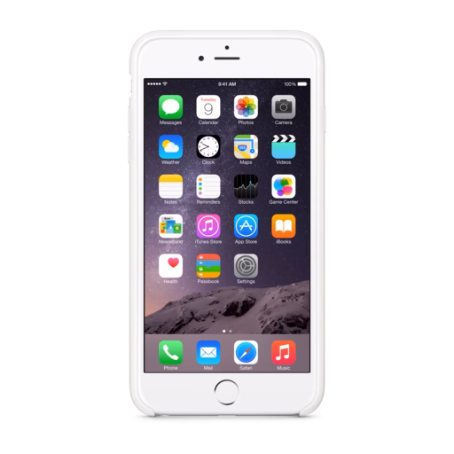 iPhone 6 Plus Silicone Case — White