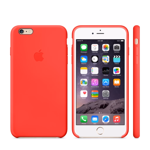 iPhone 6 Plus Silicone Case — (PRODUCT)RED
