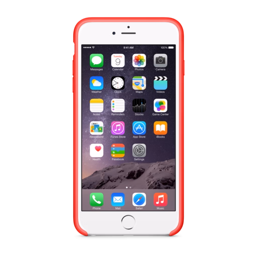 iPhone 6 Plus Silicone Case — (PRODUCT)RED