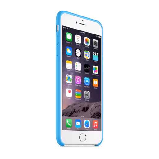 iPhone 6 Plus Silicone Case — Blue