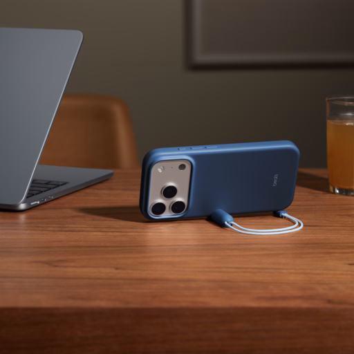 Beats iPhone 17 Pro Kickstand Case with MagSafe and Camera Control — Bedrock Blue